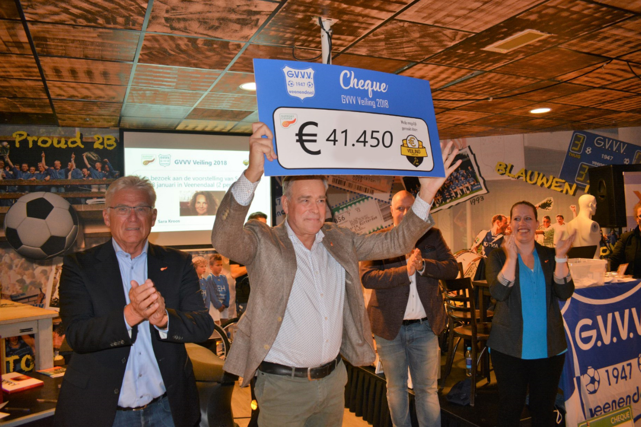 GVVV Veiling Levert €41.450,- Op