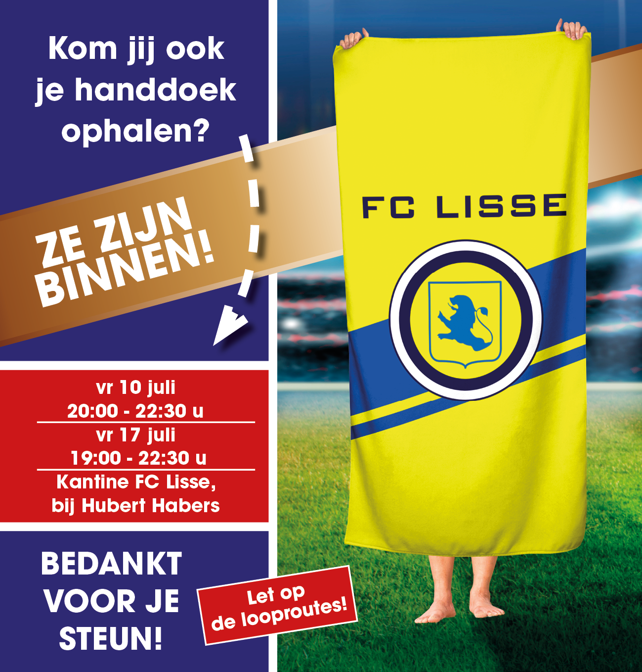 Veiling Op Je Club Helpt Tomorrow Bij Handdoekenactie